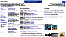 What Anagen.net website looked like in 2022 (2 years ago)