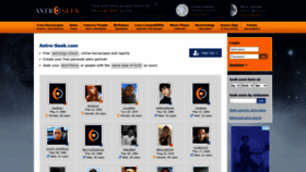 What Astro-seek.com website looked like in 2022 (2 years ago)
