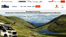 What Alphamotorhomes.be website looked like in 2022 (3 years ago)