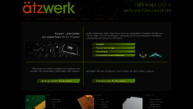What Aetzwerk.de website looked like in 2022 (2 years ago)