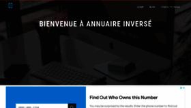 What Annuaireinverse.legratuits.com website looked like in 2022 (2 years ago)