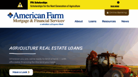 What Americanfarmmortgage.com website looked like in 2022 (2 years ago)