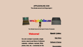What Apple2online.com website looked like in 2022 (2 years ago)