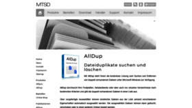 What Alldup.de website looked like in 2022 (2 years ago)