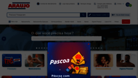 What Araujo.com.br website looked like in 2022 (3 years ago)