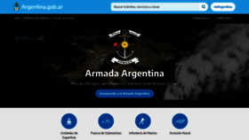 What Ara.mil.ar website looked like in 2022 (2 years ago)