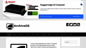 What Archiveos.org website looked like in 2022 (2 years ago)