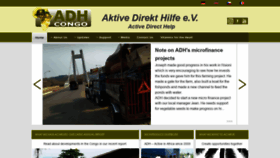 What Adh-congo.org website looked like in 2022 (2 years ago)