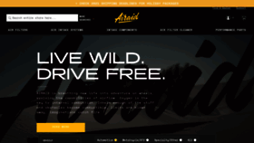 What Airaid.com website looked like in 2022 (2 years ago)