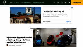 What Autogaleria.pl website looked like in 2022 (3 years ago)