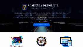 What Academiadepolitie.ro website looked like in 2022 (2 years ago)