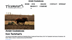 What Amishcookstoves.com website looked like in 2022 (2 years ago)