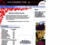 What Allstarpuzzles.com website looked like in 2022 (2 years ago)