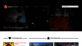 What Adxgames.net website looked like in 2022 (2 years ago)