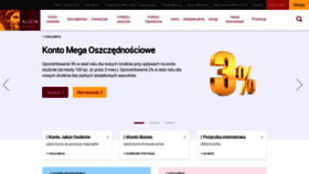 What Alior.pl website looked like in 2022 (2 years ago)