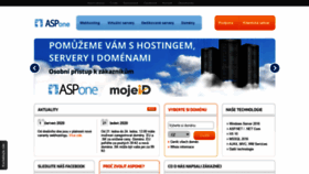 What Aspone.cz website looked like in 2022 (1 year ago)