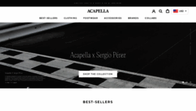What Acapellastore.com website looked like in 2022 (2 years ago)