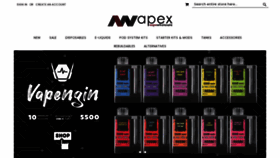 What Apexvapewholesale.com website looked like in 2022 (2 years ago)