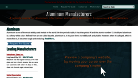 What Aluminummanufacturers.org website looked like in 2022 (2 years ago)