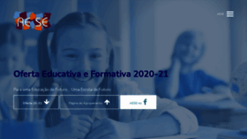 What Aese.edu.pt website looked like in 2022 (1 year ago)
