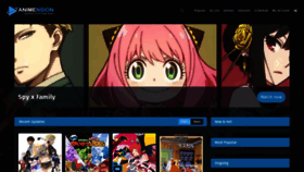 What Animension.to website looked like in 2022 (2 years ago)