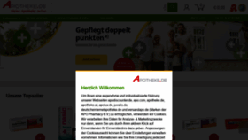 What Apotheke.de website looked like in 2022 (2 years ago)