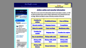 What Airsafe.com website looked like in 2022 (2 years ago)