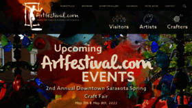 What Artfestival.com website looked like in 2022 (2 years ago)