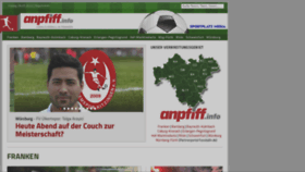 What Anpfiff.info website looked like in 2022 (3 years ago)