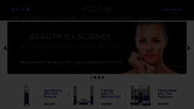 What Agelyss.com website looked like in 2022 (2 years ago)