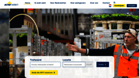 What Actiefwerkt.nl website looked like in 2022 (1 year ago)