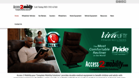 What Access2mobility.com website looked like in 2022 (1 year ago)