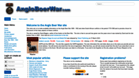 What Angloboerwar.com website looked like in 2022 (1 year ago)