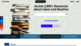 What Al-islam.org website looked like in 2022 (2 years ago)
