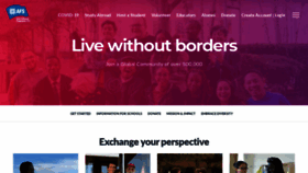 What Afsusa.org website looked like in 2022 (1 year ago)