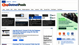 What Aspdotnet-pools.com website looked like in 2022 (1 year ago)