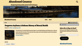 What Abandonedcountry.com website looked like in 2022 (1 year ago)
