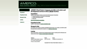 What Amercorealestate.com website looked like in 2022 (1 year ago)