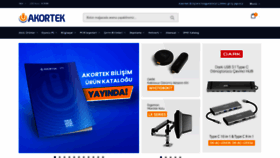 What Akortek.com website looked like in 2022 (1 year ago)
