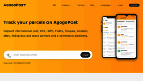 What Agogopost.com website looked like in 2022 (1 year ago)