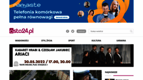 What Asta24.pl website looked like in 2022 (3 years ago)