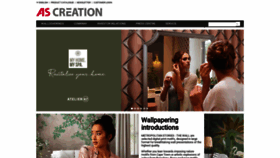 What As-creation.com website looked like in 2022 (1 year ago)
