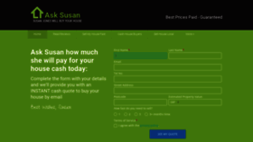 What Asksusan.org.uk website looked like in 2022 (1 year ago)