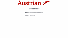What Austrian.com website looked like in 2022 (1 year ago)