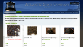What Atlanticspice.com website looked like in 2022 (1 year ago)