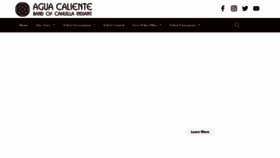 What Aguacaliente.org website looked like in 2022 (1 year ago)