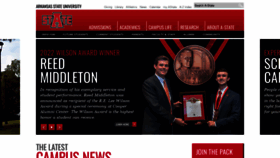 What Astate.edu website looked like in 2022 (3 years ago)