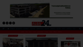 What Alba24.ro website looked like in 2022 (1 year ago)