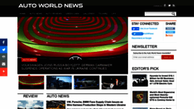 What Autoworldnews.com website looked like in 2022 (1 year ago)