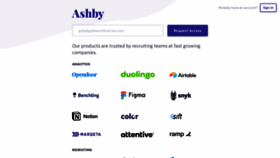 What Ashbyhq.com website looked like in 2022 (1 year ago)